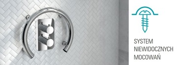 Стальное настенное крепление 300 мм Deante NIV 041A