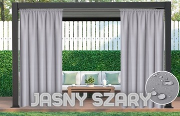 ZASŁONA WODOODPORNA 155x200 OGRODOWA KURTYNA ZEWNĘTRZNA NA TARAS PERGOLE