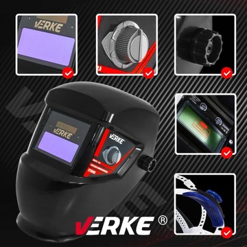 СВАРОЧНАЯ МАСКА АВТОЗАТЕМНЯЮЩИЙСЯ ШЛЕМ ДЛЯ СВАРКИ С РЕГУЛИРУЕМЫМ ФИЛЬТРОМ