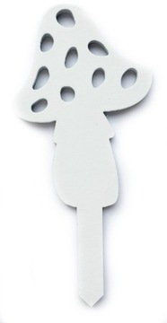 LAS W SZKLE KOMPOZYCJIA GRZYB 12CM 10SZT PIK DEKOR