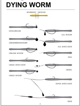 Libra Dying Worm 70мм Криль 038 - Коричневый