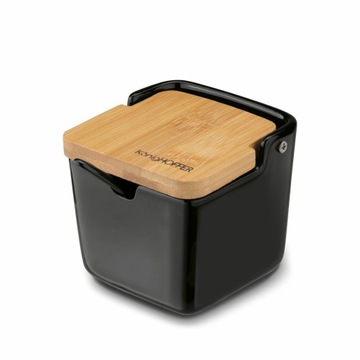 Чёрная САХАРНИЦА С КРЫШКОЙ сахарница КЕРАМИЧЕСКАЯ САХАРНИЦА