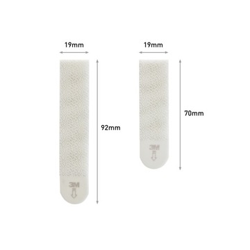 Командная липучка для подвешивания картин до 7,2 кг, 2 размера, 32 шт. (16 пар).