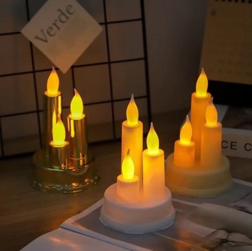 Светодиодная вставка для свечей, Triple LED Candle, 14см, 1130