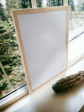 ДЕРЕВЯННАЯ РАМА ФОТОРАМКА ИЗ ПЛЕКСИ 70х100 - 100х70 см - 3 цвета, полоса 2х2