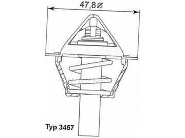 TERMOSTAT MERCEDES TŘÍDA E W212 1.8 W211 S211