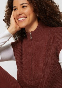 48 ЖИЛЕТ Bonprix С ВОРОТНИКОМ-СТОЙКОЙ