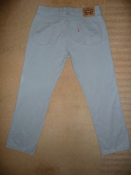 Spodnie dżinsy LEVIS 514 W34/L30=45/101cm jeansy