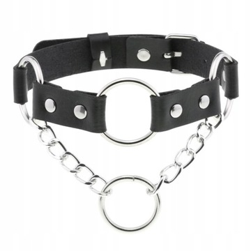 Nowa kobieta czarny punkowy Choker obroża nas