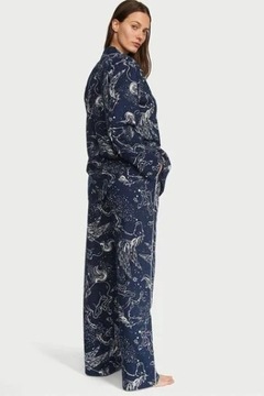 Długa piżama flanelowa Victoria's Secret wzór Pegasus M (L) regular