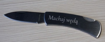 Нож Карманный нож с гравировкой для рыбака, подарок