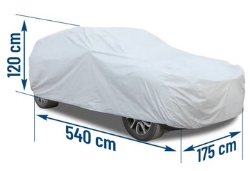 ПРОЧНЫЙ АВТОЧЕХОЛ, ВОДОНЕПРОНИЦАЕМЫЙ, БОЛЬШОЙ, КРУГЛЫЙ ГОД, XL