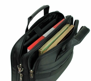 TORBA MĘSKA na LAPTOP DOKUMENTY DWUKOMOROWA pasek