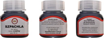 Шпатлевка Г12-76 для ремонта потертостей и трещин на коже.