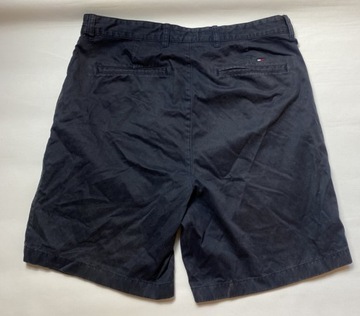 Tommy Hilfiger GRANATOWE SPODENKI KIESZENIE W 32