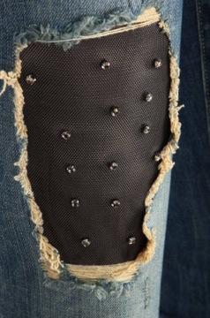Spodnie GUESS damskie jeansy skinny dżinsowe W24