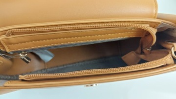 Сумка из экокожи David Jones Camel New