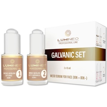 LUMINEO Serum do twarzy masażera lifting kwas hialuronowy 2 x 15 ml ION