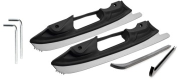 Фигурные коньки 2 в 1 регулируемые CROXER Optima черный 39-42