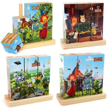 KLOCKI DREWNIANE RITTER ROST UKŁADANKA RYCERZ BLASZKA SMALL FOOT