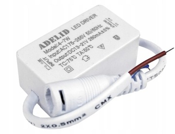 ZASILACZ DO LED DRIVER 4-7W 13-21V 300mA