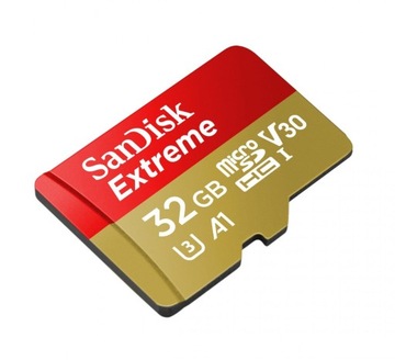 Sandisk Extreme microSDXC 32 ГБ V30 (100 МБ/с)