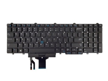 Klávesnice Dell E5550 E5570 E5580 5550 3510 7510 7710 Originál Us