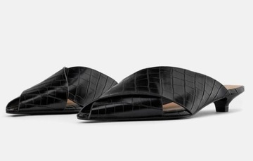 ZARA NOWE KLAPKI BUTY MULE ESPADRYLE 39