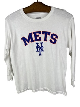 Sportowa bluzka dla fana baseballu drużyna New York Mets Stitches 8-10 lat
