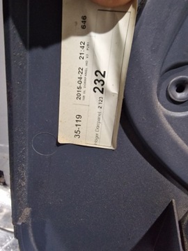 Tapicerka Boczek Drzwi Prawych Scania R 2123232