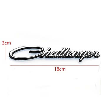 CHALLENGER ZNAK ZNAKY NÁLEPKA NA KAROSERIE DO DODGE 18*3CM