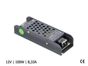 ZASILACZ LED MODUŁOWY GRAPHITE IP20 / 12V / 8,33A