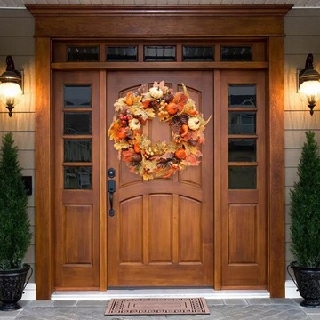Осенний венок на входную дверь 20 дюймов,