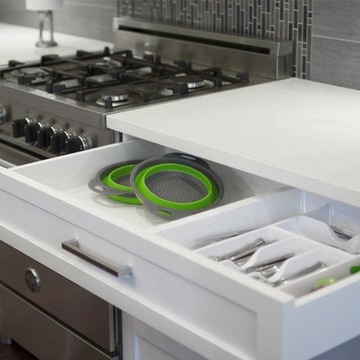 СКЛАДНОЙ СИЛИКОНОВЫЙ ДУРШРУГ СИЛЬКОВЫЙ ДУРШЛАД СИТНО-КАПЕЛЬНИК С РУЧКАМИ