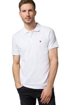 Koszulka Polo Męska Biała Próchnik PM1 4XL