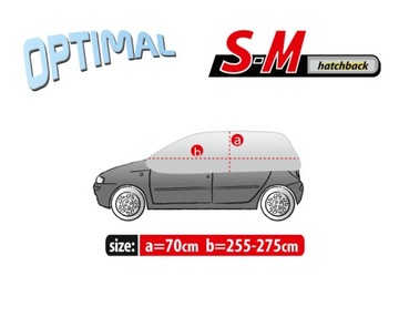 Чехол на окна и крышу автомобиля длиной 255-275 см, хэтчбек