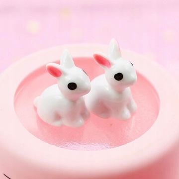 10 sztuk Miniaturowe królik figurki