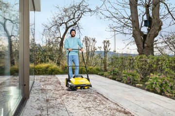 БОЛЬШАЯ РУЧНАЯ ПОДМЕТАТЕЛЬНАЯ МАШИНА СТВОРКА CUBE KARCHER S 6 С РЕГУЛИРОВКОЙ XL