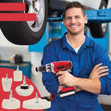 НАБОР ПОЛИРОВАЛЬНЫХ НАСАДОК, ОТВЕРТКА, ЩИТОВЫЕ ПОЛИРОВАЛЬНЫЕ ДИСКИ ДЛЯ СВЕРЛ