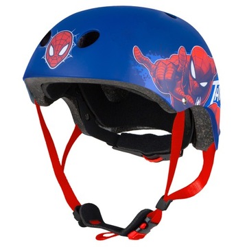 ДЕТСКИЙ СПОРТИВНЫЙ ОТКРЫТЫЙ ШЛЕМ SPIDERMAN M 52-56 СМ РЕГУЛИРУЕМЫЙ ВЕЛОСИПЕД