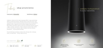 НАСТЕННАЯ ВЫТЯЖКА CIARKO DESIGN, БЕЛЫЙ TUBUS