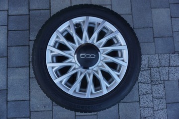 Fiat 500 II Seria 4 1.2 69KM 2017 FIAT 500 LOUNGE 1,2 DACH PANORAMICZNY AUTOMATYCZNA KLIMATYZACJA 2 PARY KÓŁ, zdjęcie 14