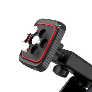 XO Магнитный автомобильный держатель для телефона с черными пластинами