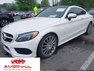 Mercedes Klasa C W205 2017 Mercedes-Benz Klasa C 2017 MERCEDES-BENZ C 300 2.0 Benzyna 241KM