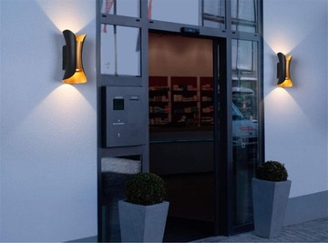 ФАСАДНЫЙ НАСТЕННЫЙ СВЕТИЛЬНИК НАРУЖНЫЙ НАСТЕННЫЙ СВЕТИЛЬНИК LED 10W IP65 UP BOTTOM GOLD