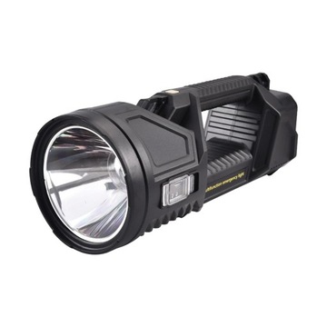 Latarka LED z akumulatorem i szperaczem do nocnych spacerów po ogrodzie