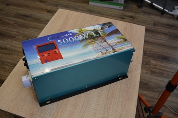 Falownik LF/przetwornica czysty sinus DC 24 V do AC 230 V 5000W ładowar 80A