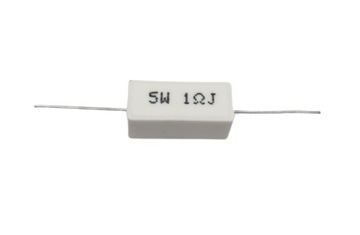Rezystor opornik RWA 1 Ohm 5W 5% - 2szt