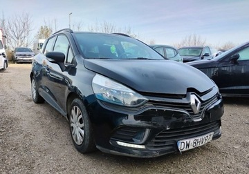 Renault Clio IV Grandtour Facelifting 1.5 Energy dCi 90KM 2017 Renault Clio 112017r, Salon Polska. 1.5 DCI. Lekko uszkodzony przod. Jezdz, zdjęcie 1