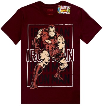 Męska piżama Avengers Iron Man Marvel T-Shirt S